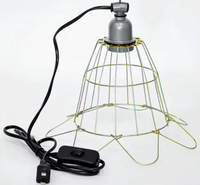 Lampes chauffantes modernes en aluminium pour volailles avec abat-jour pour poulailler, utilisation en ferme, installation facile, garantie 5 ans