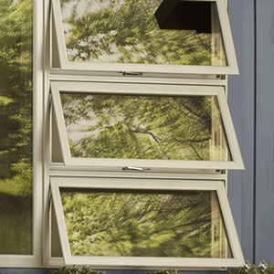 Ventana Abatible de PVC con Acabado Madera, Doble Acristalamiento Laminado con Lámina Dorada sin Plomo, Eficiente Energéticamente, para Casas Tradicionales - Product Image 2