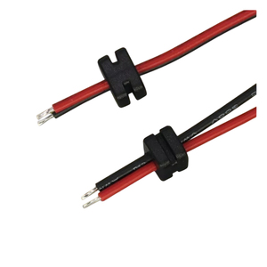 Üreticiye Özel 1007 Kırmızı-Siyah PVC 22AWG Kalaylı Bakır 2 Çekirdekli Kablo Uçlu Konnektör Kablo Demeti - Product Image 4