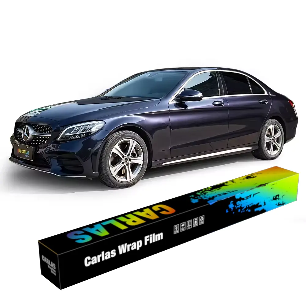 CARLAS 자동차 바디 랩 필름 숯 그레이 블루 하콜 컬러 페인트 보호 필름 자동차 TPU 컬러 PPF