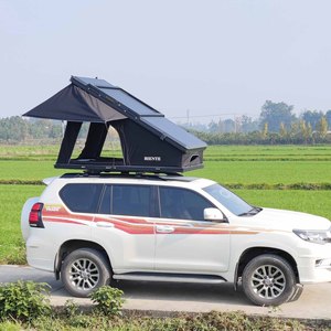 Off Road 4X4 Xe Roof Top Lều <span class=keywords><strong>Camper</strong></span> Với Vỏ Sò Thiết Kế Vải Vải Bốn Mùa Nhanh Chóng Tự Động Mở & Mưa Bìa - Product Image 6