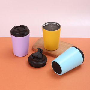 Nuovo 350ml Thermos caffè tazza americana Caffe Latte tazza 304 acciaio inossidabile isolato tazza sottovuoto con coperchio - Product Image 4