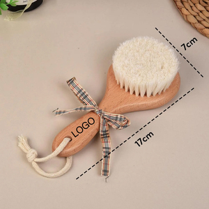 Bằng Gỗ Tự Nhiên Dê Lông Bàn Chải Và Cái Nôi Cap Lược Đặt Bé Chải Chuốt Kit Cho Trẻ Mới Biết Đi Bé Trai Và Cô Gái - Product Image 4