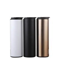 Vente en gros de tasses à café en acier inoxydable à double paroi, thermos de voyage, tasse à jus et à lait en métal avec couvercle