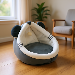 Cuccia per animali Yommy 45x45x37cm, cuscino morbido per cani e gatti, cuccia accogliente - Product Image 3