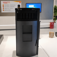 Poêle à granulés en acier Fangran 260B avec écran tactile WiFi, allumage automatique, foyer de cuisson, télécommande, pour salle à manger intérieure et banquets