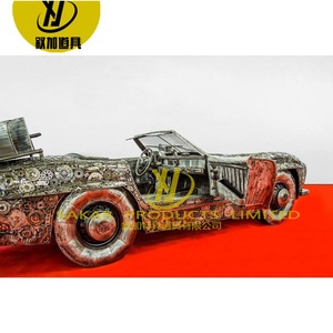 Grand abstrait personnalisé pour l'extérieur Voiture de Batmans en métal recyclé Sculpture de <span class=keywords><strong>robot</strong></span> géant Sculpture grandeur nature Sculpture de <span class=keywords><strong>robot</strong></span> pour l'extérieur Sculpture d'art - Product Image 5