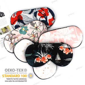 Masque de sommeil en soie de mûrier personnalisé imprimé en gros, 16 19 22 mm, masque pour les yeux en soie de mûrier, ensemble de sommeil, masque pour les yeux en soie de mûrier 100% - Product Image 6