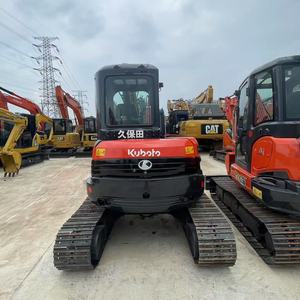 รถขุดตีนตะขาบ Kubota U55 มือสองแท้ 100% ขนาด 5 ตัน พร้อมบุ้งขุด เครื่องยนต์และปั๊ม Kubota ได้รับการรับรองมาตรฐาน EPA และ CE - Product Image 5