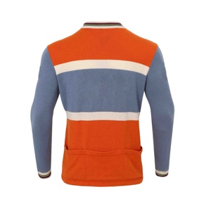 <span class=keywords><strong>Pull</strong></span> de <span class=keywords><strong>cyclisme</strong></span> à manches longues en laine mérinos pour homme, haute qualité - Product Image 2