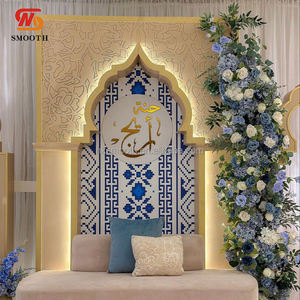 Arco Decorativo Personalizado de Estilo Árabe para Eventos de Boda con Iluminación LED - Product Image 1