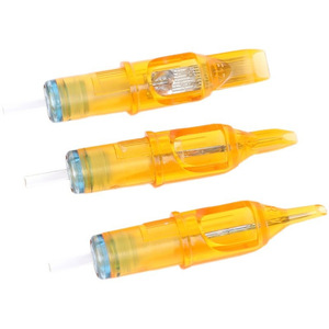 Agujas de Microblading Desechables de Acero Inoxidable 316, Cartucho Amarillo Universal para Lápiz de Tatuaje de Cejas - Product Image 4