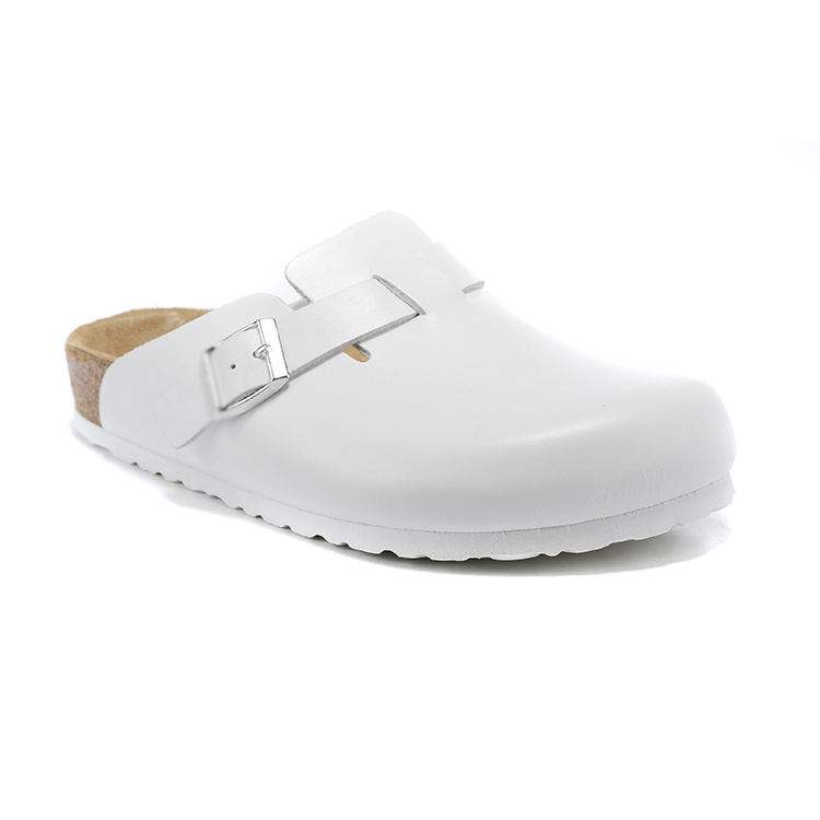 Hard Bottom - white leather