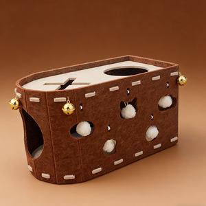 Superventas, nuevo Material de fieltro, accesorios para mascotas, gran capacidad, separar, cama para rascar gatos de doble capa, nido de lujo para perros - Product Image 1