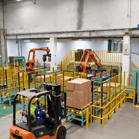 Robot de palettisation robuste STEP SP180/3200 180 kg pour l'empilage de sacs, la palettisation de cartons et la manutention de matériaux en entrepôt