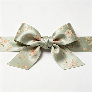 Noeud cadeau en satin polyester |   Usine au Vietnam certifiée BSCI, production de masse, motifs personnalisés, décoration de cadeaux pour chaînes de supermarchés de détail - Product Image 5