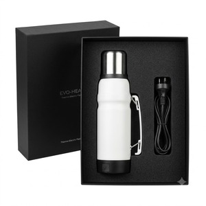 Thermos électrique 1L avec contrôle de température à 3 niveaux, double paroi en acier inoxydable, bouteille d'eau thermique portable avec poignée - Product Image 1
