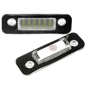 2 ชิ้น 12 โวลต์ 18 LED ไฟป้ายทะเบียนรถสีขาวโคมไฟป้ายทะเบียน SMD สำหรับฟอร์ด ฟิวชั่นสำหรับมอนดิโอ/MK2 สำหรับเฟียสต้า MK5 - Product Image 4