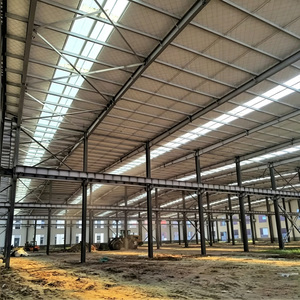 Construction de hangar d'entrepôt préfabriqué, atelier, structure en acier, bâtiment industriel à ossature métallique - Product Image 4