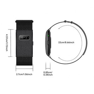 Bracelet intelligent ERON H59 Max+ - Suivi d'activité physique - Étanche - Moniteur de fréquence cardiaque - Moniteur de sommeil - Bracelet intelligent avec petit écran pour hommes et femmes - Product Image 6