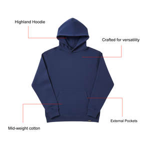 เสื้อฮู้ดผู้ชายแบบดูดซับเหงื่อ ดีไซน์คอปกติดกระดุมคู่ พร้อมแถบยางยืดด้านข้าง เหมาะสำหรับวิ่งกลางแจ้ง ใส่ทำงาน หรือใส่ลำลอง รับผลิตแบบ OEM ODM - Product Image 6