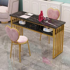 Zxm Factory Direct Nail Table Manicure Beauty <b>Salon</b> <b>Furniture</b> Wood Metal Dresser Surprising Price for Outdoor Workshop Mall Use - Product Image 2