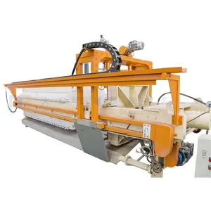 Program Controlled Automatic Cloth Cleaning Filter Press For Stone Polishing Sludge