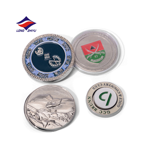 Monedas de Desafío Personalizadas Longzhiyu 20Y, con Logotipo Personalizado, Doble Cara, Chapado en Metal, Impresión UV, Aleación de Zinc - Product Image 2