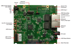 Placa Integrada QCA9563 WPJ563 <span class=keywords><strong>Compex</strong></span> GE Port <span class=keywords><strong>Mini</strong></span> PCle 802.11n WiFi4 WPJ563-HV con Conexión Inalámbrica Integrada - Product Image 2