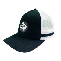 Casquette de baseball 5 panneaux personnalisée avec patch en cuir imprimé 3D en relief, en maille, vierge, snapback, unie, pour le sport, la performance et la plage