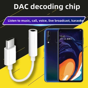 Adaptateur USB Type C vers 3,5 mm Aux, câble audio USB C vers prise <span class=keywords><strong>jack</strong></span> 3,5, câble pour écouteurs, convertisseur d'adaptateur pour casque - Product Image 3
