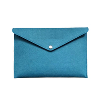 Personnalisation écologique, sac souple multifonctionnel en feutre polyester A4, durable, portable, fermeture à pression, dossier de documents professionnels