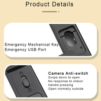 Serrure de porte intelligente étanche IP65, empreinte digitale, TTlock, Tuya, WiFi, entrée sans clé, serrure de porte électronique pour maison et bureau