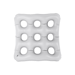 Coussin de siège carré gonflable AiHuJia à 9 trous anti-escarres pour fauteuil roulant et femmes enceintes - Product Image 1