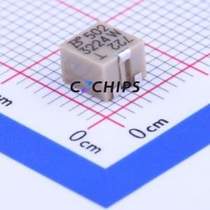 Resistencia Ajustable/Potenciómetro SMD-3P 3224W-1-502E, Resistencia de 4.8x3.5mm, 5kOhm, 10%, 250mW, 100ppm ℃ - Product Image 1