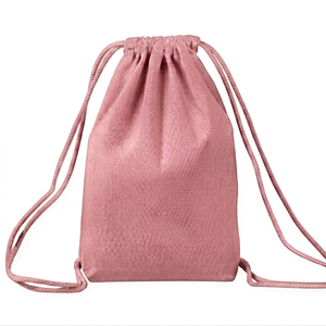 Hot Selling Eco-Friendly Canvas Drawstring Bag Best Quality Customized Logo Wholesale New Arrival <b>Cheap</b> Price - Product Image 1