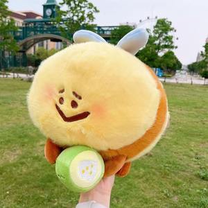 Peluche Ricamato a Forma di Ape Carina, Divertente Pupazzo di Ape Squalo Vegetale con Fodera in Rete, Antistress, Regalo di Compleanno per Ragazzi e Ragazze - Product Image 5