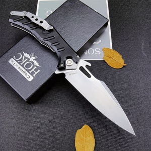 Couteau de poche pliant d'extérieur avec manche G10, acier D2, EDC, camping, chasse, bricolage, OEM - Product Image 6