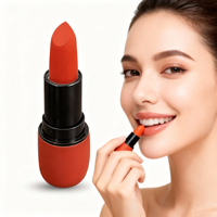 Normal Boy Mini Kapsül Ruj Moda Mineral Su Geçirmez Kadife Mat Görünüm Yüksek Pigment İçerikli Kremsi Uzun Süre Kalıcı 5g