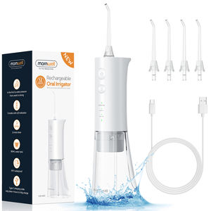 <span class=keywords><strong>Mornwell</strong></span>-<span class=keywords><strong>irrigador</strong></span> Oral eléctrico recargable, 180ml, portátil, para limpieza de los dientes - Product Image 1