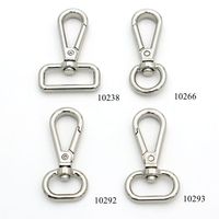 Mousqueton miniature de haute qualité, mini-clip pivotant en nickel pour accessoires de sac