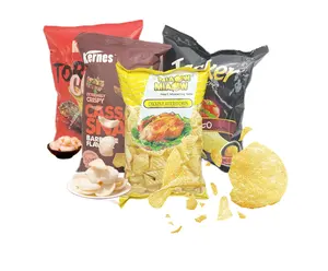 Muz cips ambalajı toprbası plastik patates cipsi çanta lamine patates Chip kılıfı