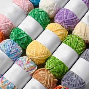 Hilo de Chenilla Grueso de Alta Calidad, 100g/80m, para Decoración de Bufandas, Popular, para Tejer Mantas - Product Image 4