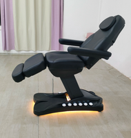 Lit de massage multifonctionnel, fauteuil inclinable, lit de salon haut de gamme, cadre en cuir PU, 3/4 moteurs électriques
