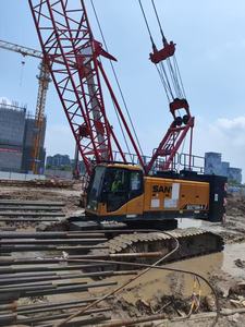 Marca superior usada SANY 75T 2021 modelo de grúa sobre orugas luces de advertencia precio elevador de pluma remolcable en stock entrega rápida - Product Image 3