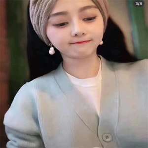 Ensemble de boucles d'oreilles en chaîne de pull en perles de forme baroque originale, bijoux fins haut de gamme avec une atmosphère naturelle, design simple et polyvalent - Product Image 4