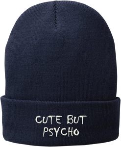 Dofine Bonnet brodé avec logo personnalisé 48-50cm, 100% Acrylique, Unisexe, Hiver, Style Décontracté, Design <span class=keywords><strong>Psycho</strong></span>, pour Magasin de Vêtements et Mode - Product Image 6