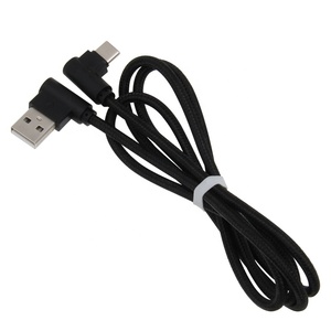 Cargador USB tipo C de 1M y 90 grados, Cable de sincronización de datos de carga rápida para <span class=keywords><strong>Huawei</strong></span>, Xiaomi, Samsung S10 Plus - Product Image 2
