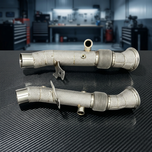 Tubo de Escape de Alto Flujo para Ferrari 296 GTB GTS F163 3.0L V6 Twin Turbo Híbrido 304 SS, Ajuste Directo con Protector Térmico - Product Image 6
