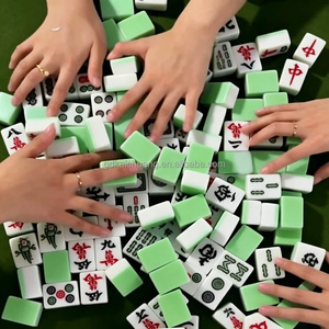 Table de Mahjong portable mini sans fonction de mélange de tuiles pour le camping en plein air, les dortoirs, les voyages et les jeux de loisirs à domicile - Product Image 2